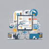 icon performing online research